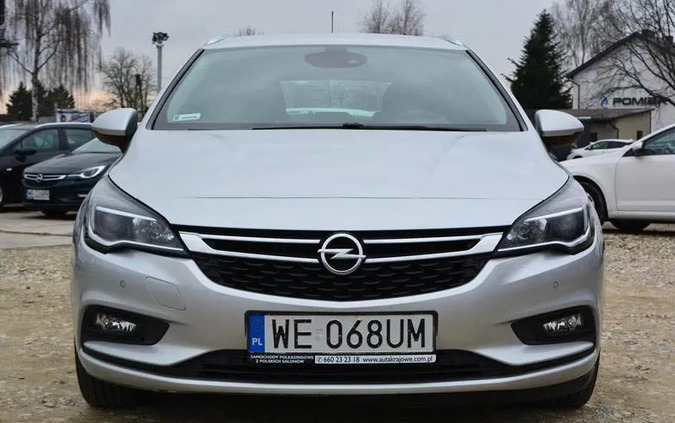 Opel Astra cena 54900 przebieg: 137000, rok produkcji 2018 z Tarnowskie Góry małe 466